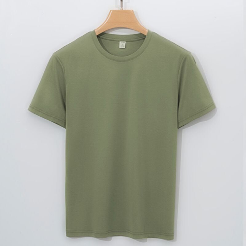 Men's cotton round neck sports top t-shirt